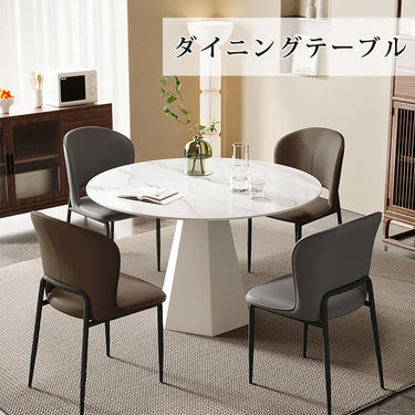 ダイニングテーブル 丸テーブル 円形 カフェテーブル 幅100 120cm ホワイト 大理石柄 丸 fmzjj-6392