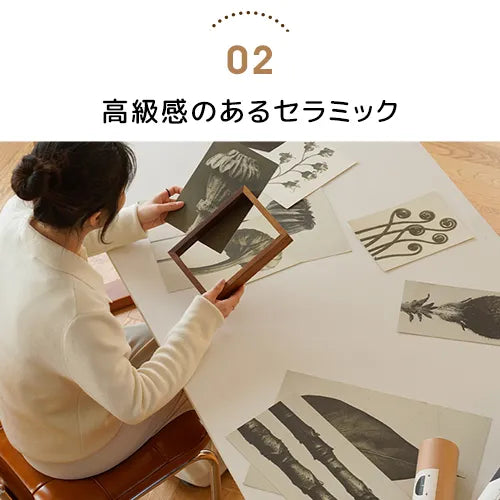 チェリー材無垢テーブル｜スタイリッシュなデザインと多層板セラミックの耐久性 fpmxm-2771