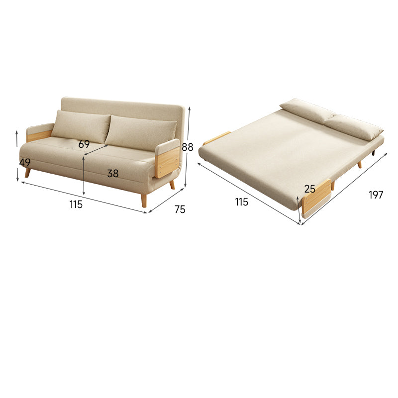 ソファーベッド ソファベッド 北欧 幅75 120cm 1人掛け 2人掛け パーソナルソファ コンパクト カウチソファー 二人掛け 一人掛け fsx-995