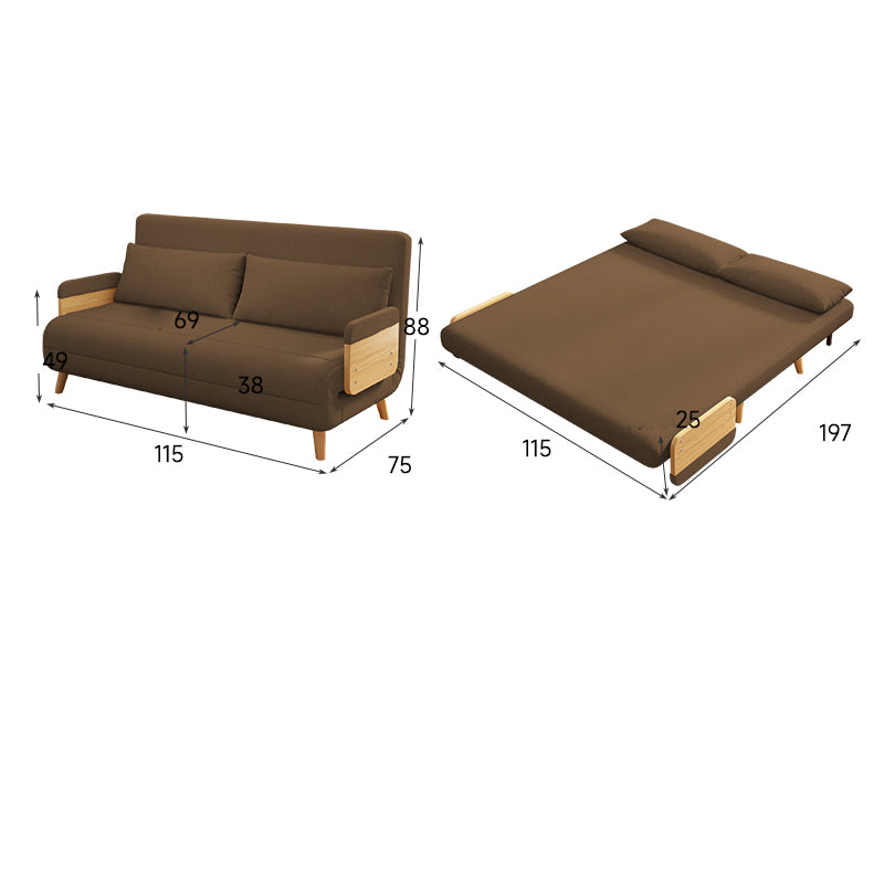 ソファーベッド ソファベッド 北欧 幅75 120cm 1人掛け 2人掛け パーソナルソファ コンパクト カウチソファー 二人掛け 一人掛け fsx-995