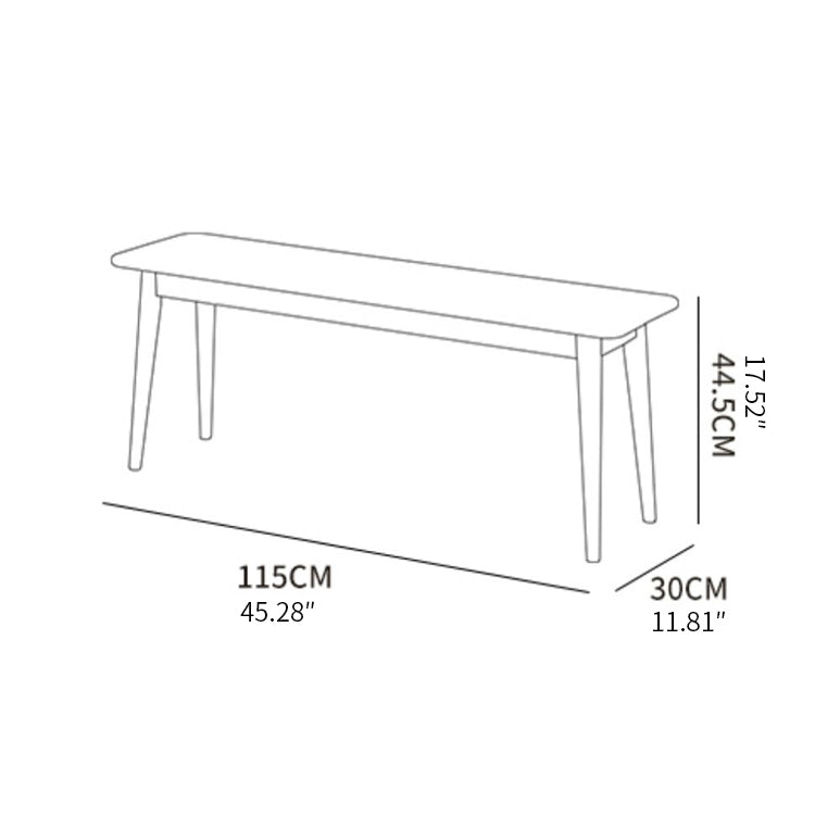 ベンチ 幅115 135cm 天然木 ダイニングベンチ ナチュラル fxgmz-596