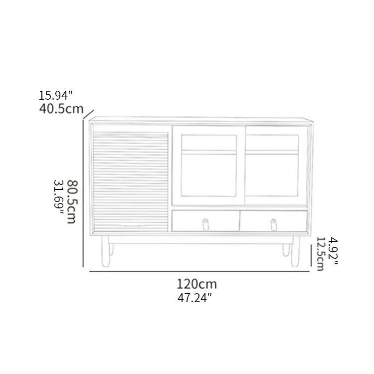 キャビネット 幅120cm 収納家具 ナチュラル キッチン fxgmz-614