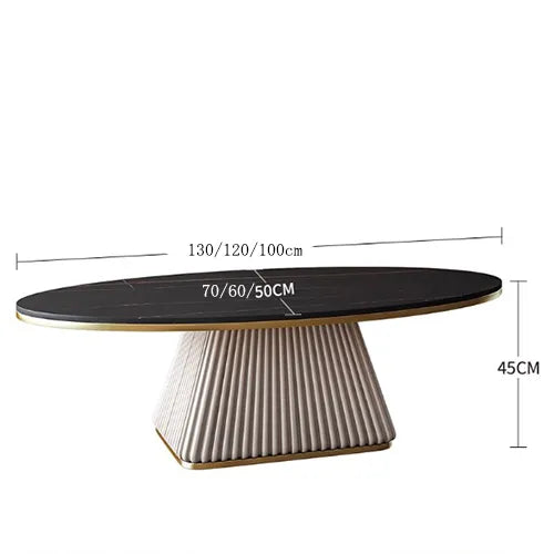 センターテーブル おしゃれ 楕円形 ローテーブル 幅100cm 120cm 130cm セラミック fxmj-3057