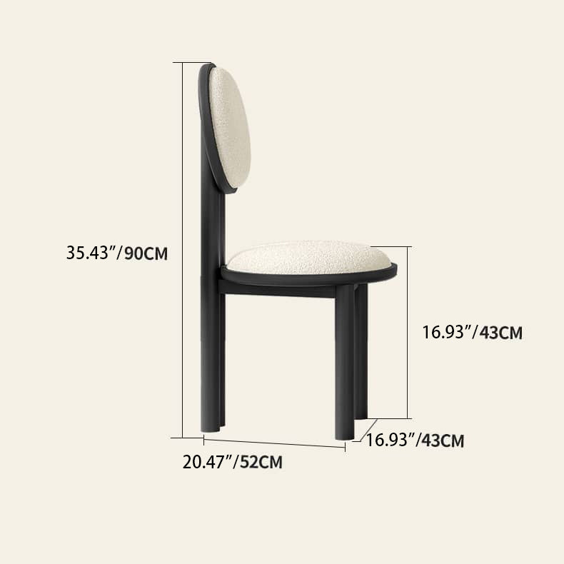 ダイニングチェア おしゃれ チェア 幅52cm ブラクラ オーク材 hagst-336