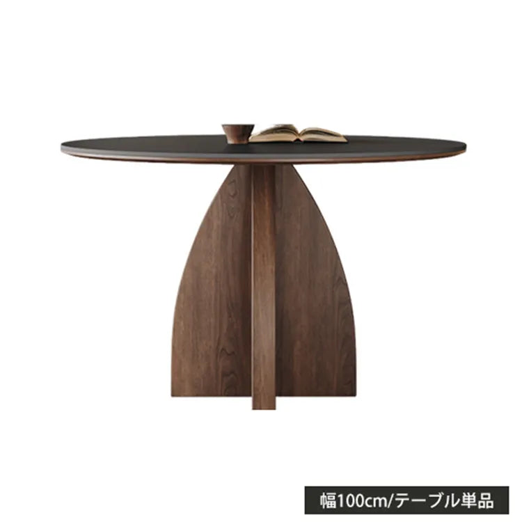 ダイニングテーブル 丸 幅100cm 120cm 食卓 セラミック 北欧 円形 おしゃれ hagst-5356