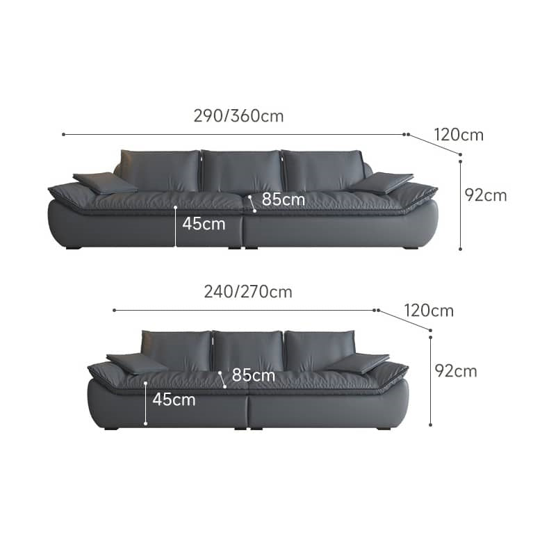 ソファ グレー 三人掛けソファ 四人掛けソファ 幅240cm 270cm 290cm 360cm 肘掛け sofa おしゃれ hatx-1024