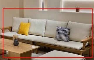 ソファ 三人掛けソファ 四人掛け クッション付き 肘掛け sofa おしゃれ 幅294cm 75cm hjhms-1038