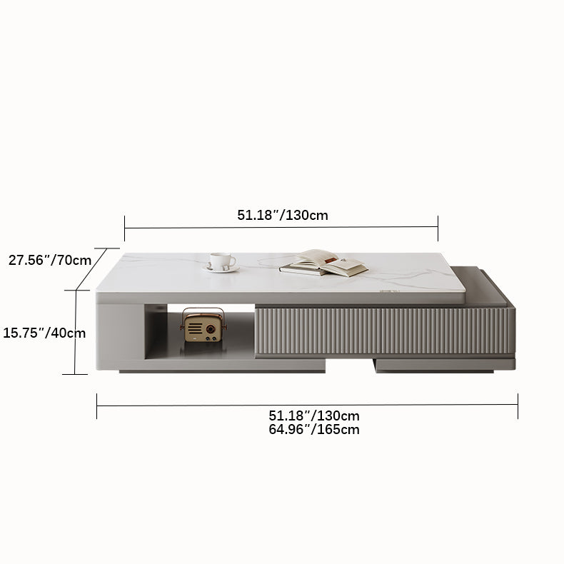 センターテーブル セラミック ローテーブル ホワイト グレー パイン 幅130cm hjl-1185