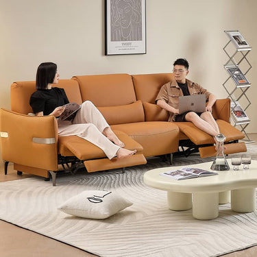 ソファ 三人掛けソファ 電動 肘掛け sofa 北欧 おしゃれ モダン 幅182cm 255cm hksc-985の商品画像 1