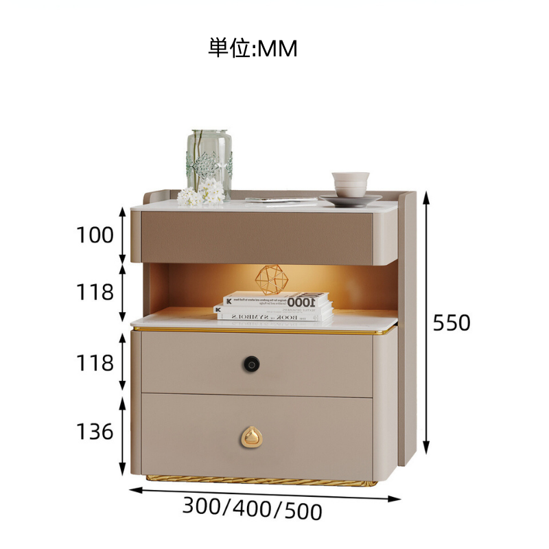 サイドテーブル ナイトテーブル おしゃれ 収納 hmq-1922