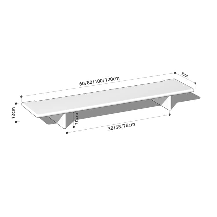 机上ラック 幅60-120cm 卓上収納 ラック 無垢材 hykmq-770