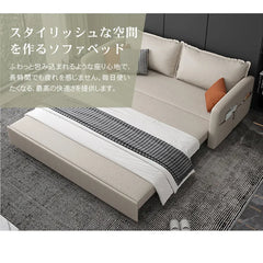ソファベッド 3way 折りたたみ 収納付き 3人掛け 大型 hyt-3768