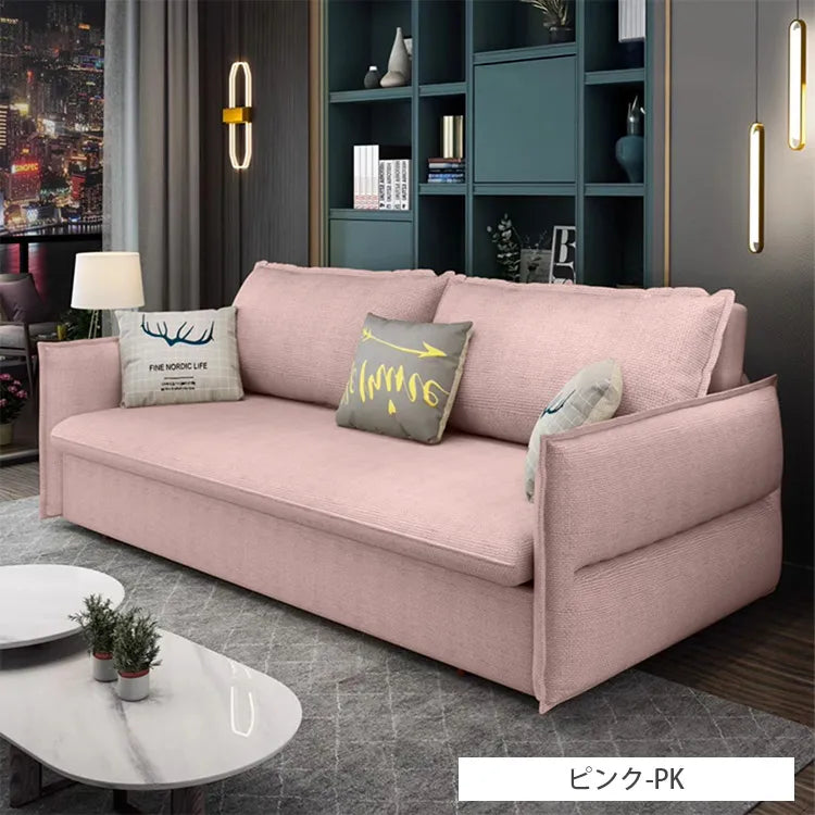 ソファベッド L字 3way 収納付き 2人掛け ダブル hyt-3770