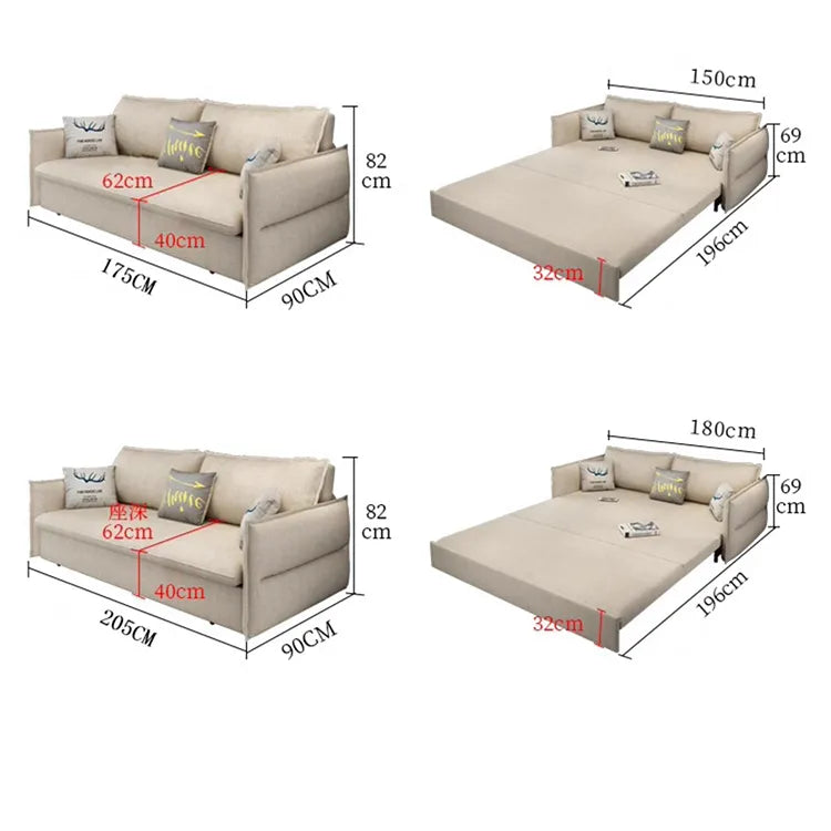 ソファベッド L字 3way 収納付き 2人掛け ダブル hyt-3770