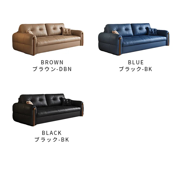 ソファベッド 折りたたみ レザー 2人掛け 収納付き hyt-3773