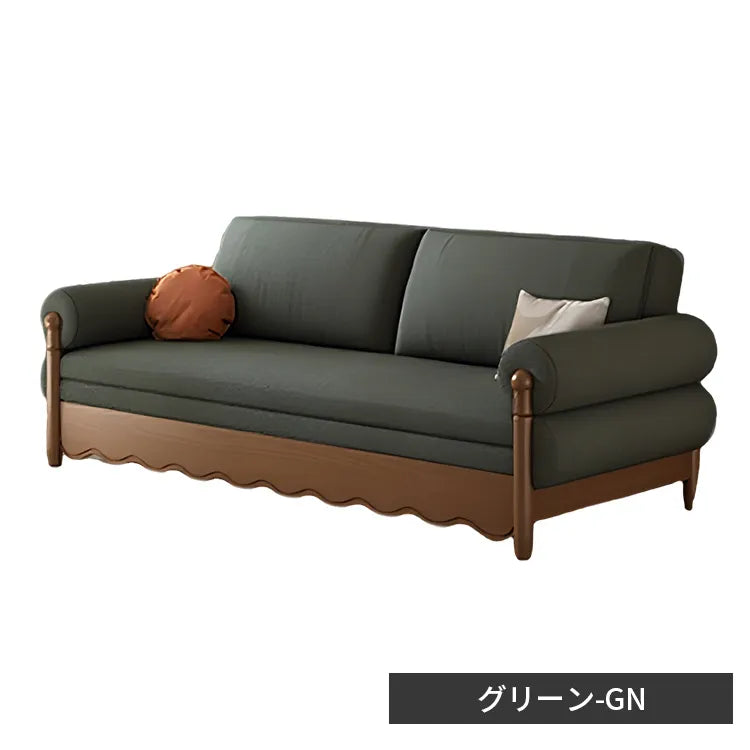 ソファベッド 伸縮式 2人掛け 収納付き モダン hyt-3776