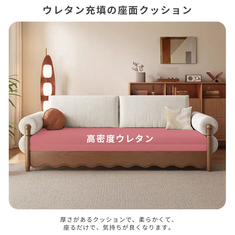 ソファベッド 伸縮式 2人掛け 収納付き モダン hyt-3776
