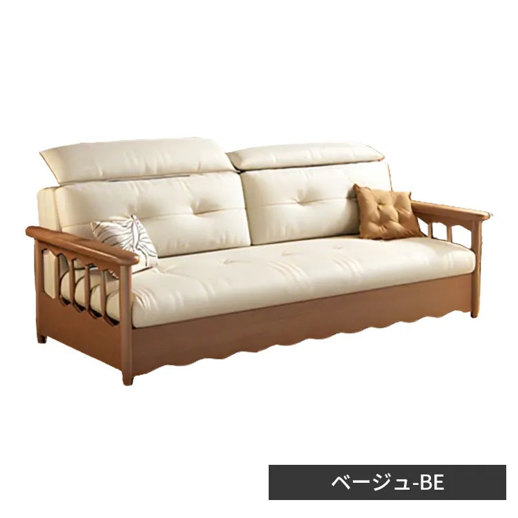 ソファベッド 2way 折りたたみ 収納付き 2人掛け シェニール hyt-3777