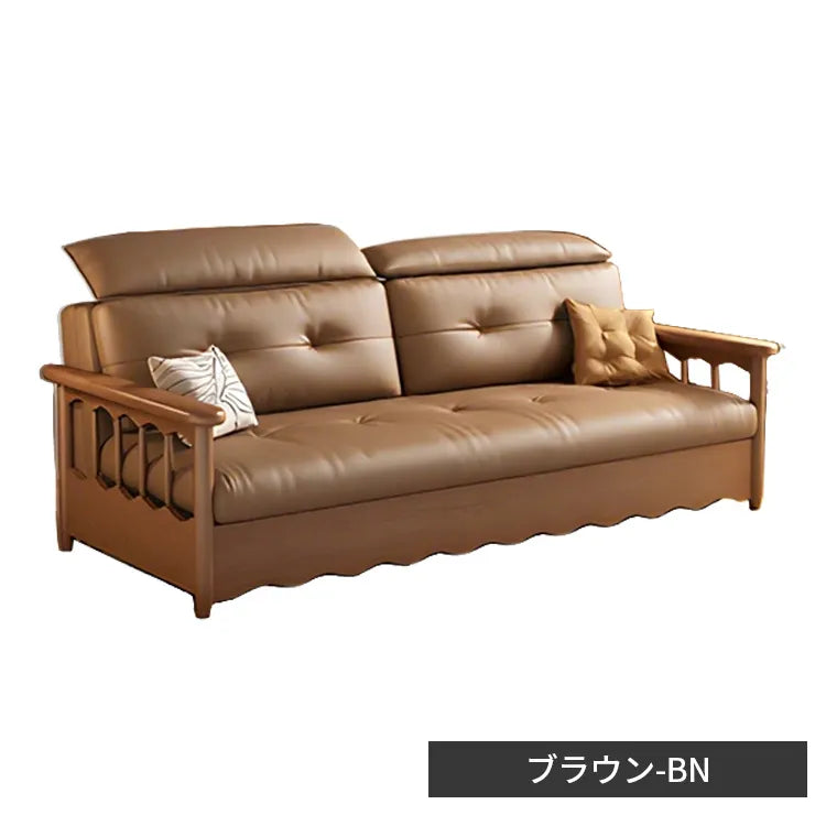 ソファベッド 2way 折りたたみ 収納付き 2人掛け シェニール hyt-3777