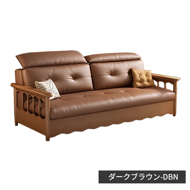 ソファベッド 2way 折りたたみ 収納付き 2人掛け シェニール hyt-3777