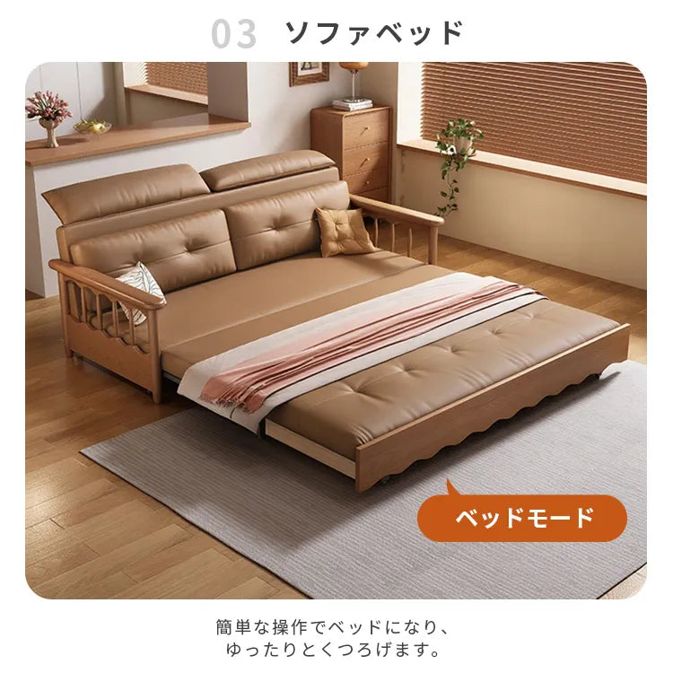 ソファベッド 2way 折りたたみ 収納付き 2人掛け シェニール hyt-3777