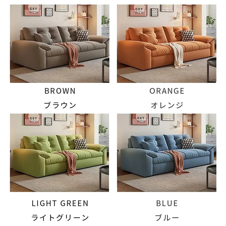 ソファーベッド 折りたたみ ローソファー 収納箱付 ソファ 2人掛け ソファー 肘付き 収納付き 省スペース リビング 高級 モダン おしゃれ 新生活応援 hyt-5573