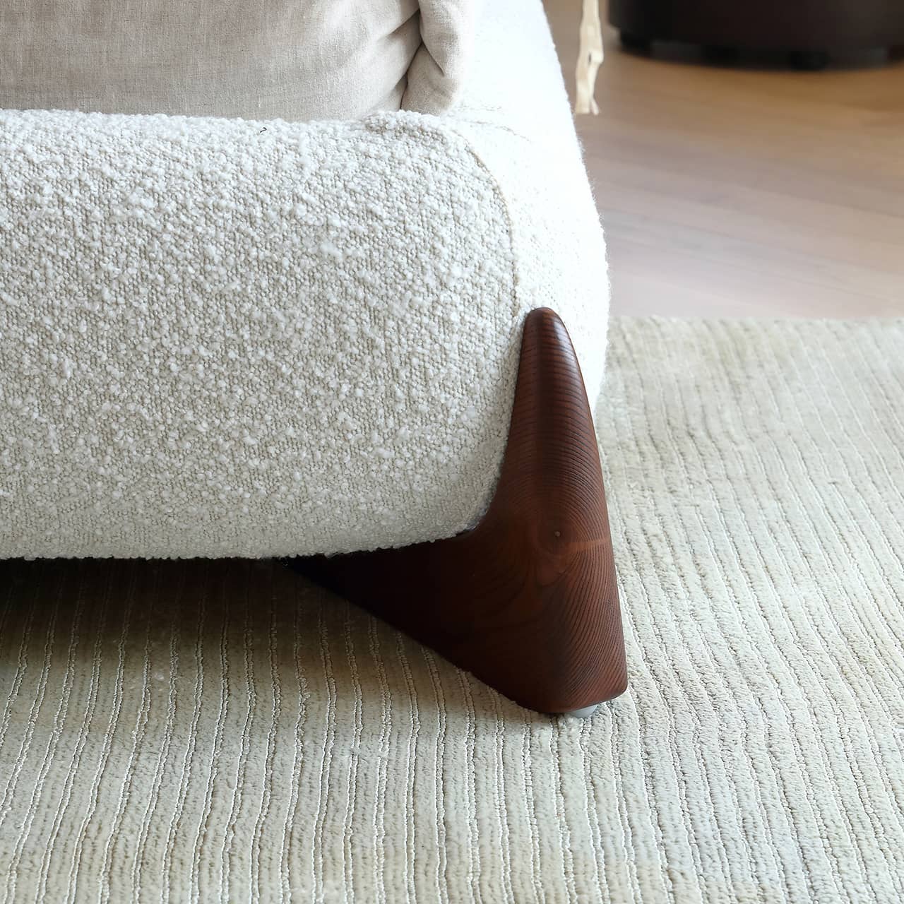 ベッド ホワイト 幅242cm 天然素材 パイン材 アッシュ材  my-375