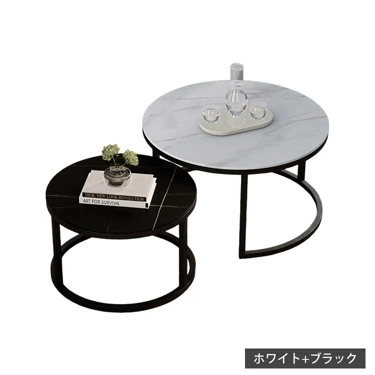 センターテーブル セット 北欧 モダン 石目調 ローテーブル おしゃれ jrjj-813