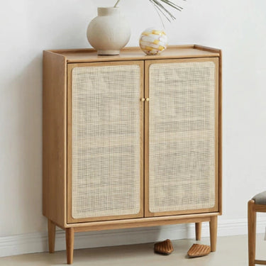 靴箱 下駄箱 シューズボックス 大容量 ラタン 幅48cm ラタンデザイン YESWOOD y49l02