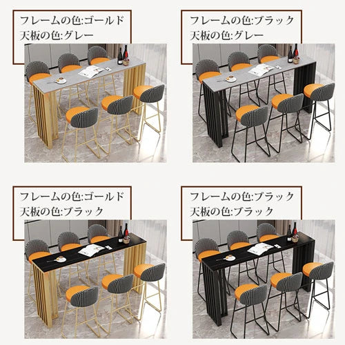 カウンターテーブル セラミック バーテーブル ハイテーブル ダイニング テーブル おしゃれ yly-163