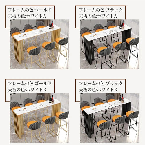カウンターテーブル セラミック バーテーブル ハイテーブル ダイニング テーブル おしゃれ yly-163