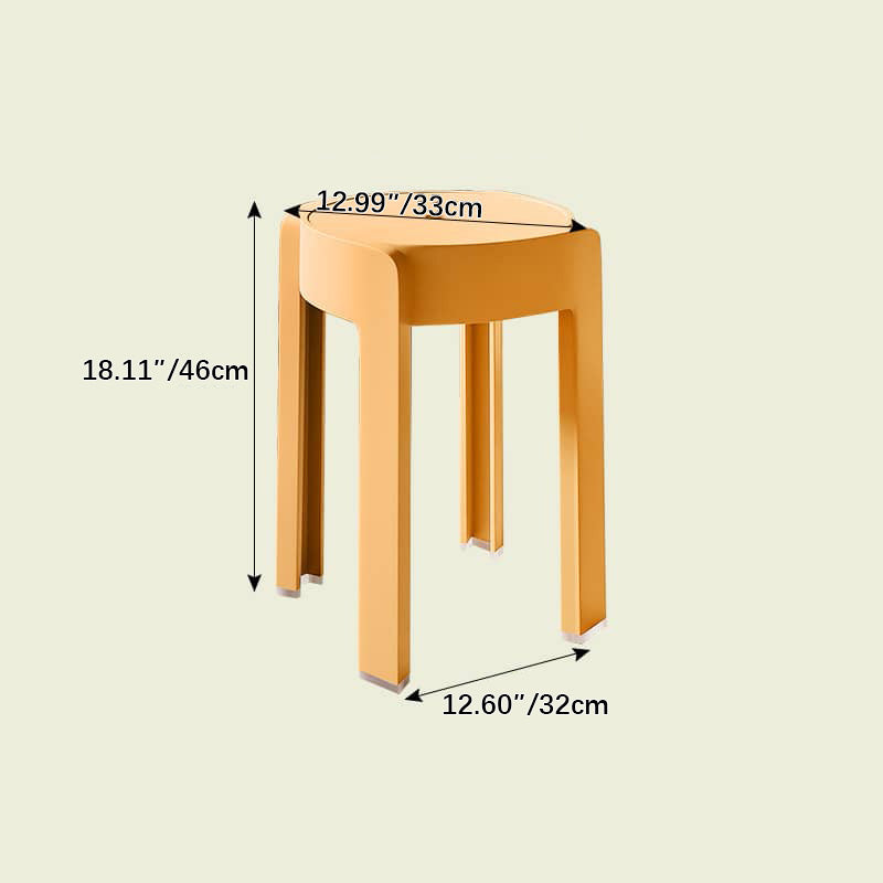 スツール 幅33cm 4脚セット かわいい スタッキング ym-625