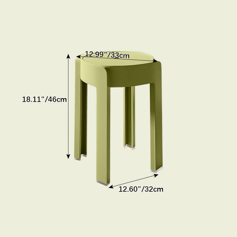 スツール 幅33cm 4脚セット かわいい スタッキング ym-625