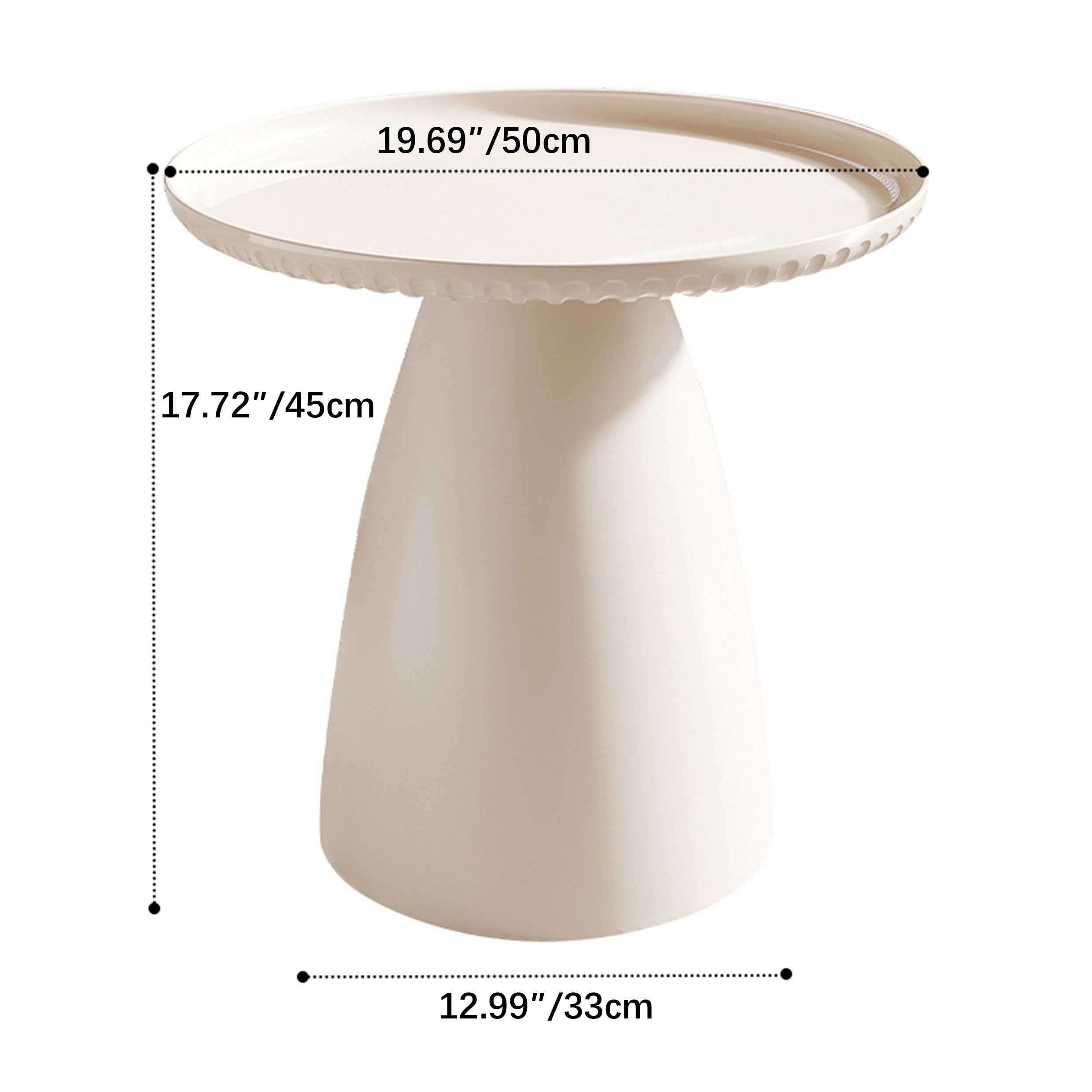 サイドテーブル 直径50cm テーブル おしゃれ 省スペース ym-628