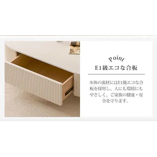 センターテーブル 高級感 楕円形 モダン ローテーブル おしゃれ ynw-030