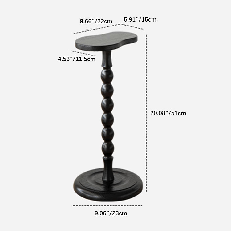 センターテーブル サイドテーブル 幅23cm おしゃれ ケヤキ材 北欧風  yw-213