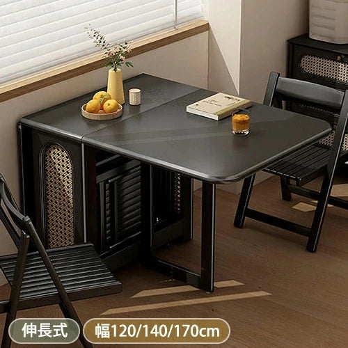 ダイニングテーブル 折りたたみ 伸長式 リビングテーブル 一人暮らし 完成品 zds-075