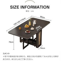 ダイニングテーブル 折りたたみ 伸長式 リビングテーブル 一人暮らし 完成品 zds-075