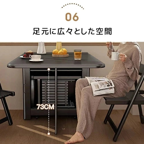 ダイニングテーブル 折りたたみ 伸長式 リビングテーブル 一人暮らし 完成品 zds-075