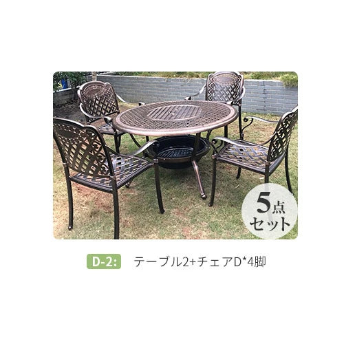 ガーデンテーブル バーベキューテーブル アウトドア コンロ付き バーベキューテーブル おしゃれ zlhw-158