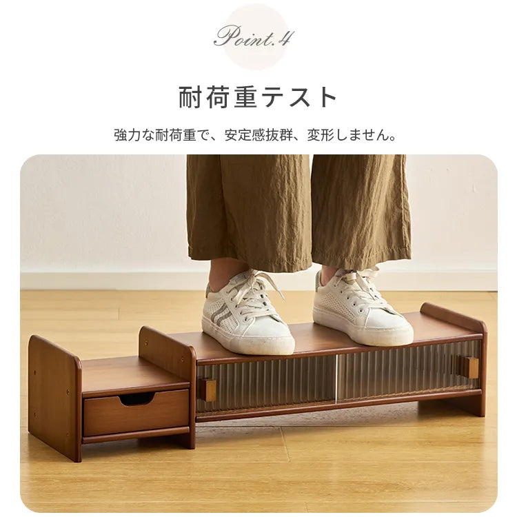 卓上ラック パソコン台 卓上 モニタースタンド 棚 パソコン おしゃれ 収納 zt-1000
