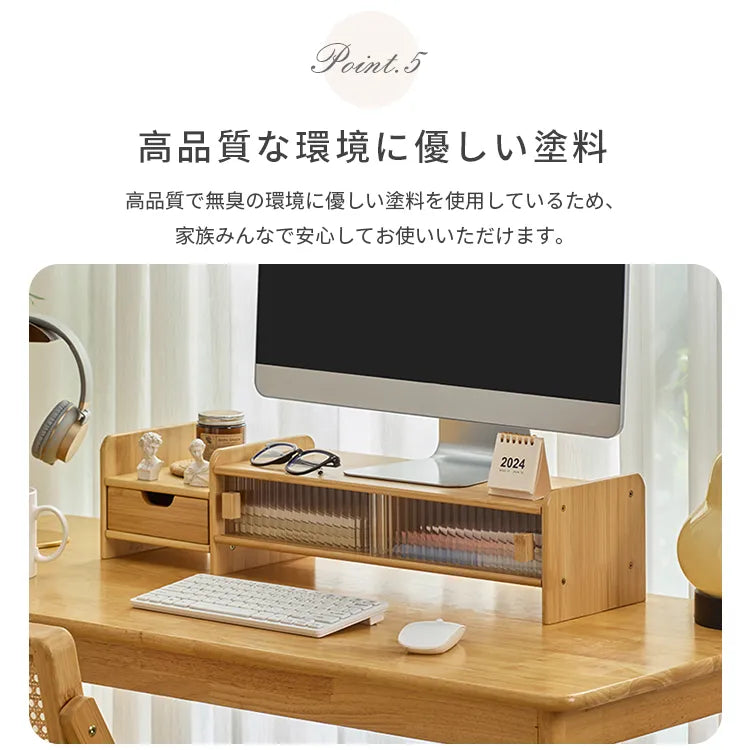 卓上ラック パソコン台 卓上 モニタースタンド 棚 パソコン おしゃれ 収納 zt-1000