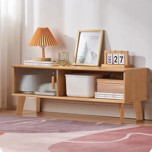 テレビ台 脚付き テレビボード ガラス引き戸  おしゃれ ナチュラル zt-548