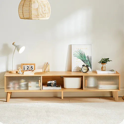 テレビ台 脚付き テレビボード ガラス引き戸  おしゃれ ナチュラル zt-548