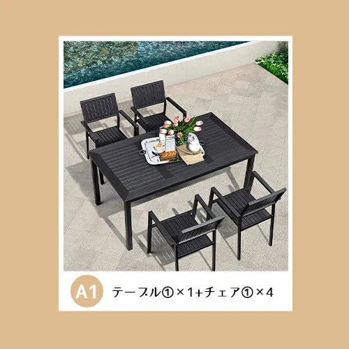 ガーデンテーブル セット テーブル 屋外 雨ざらし zy-035