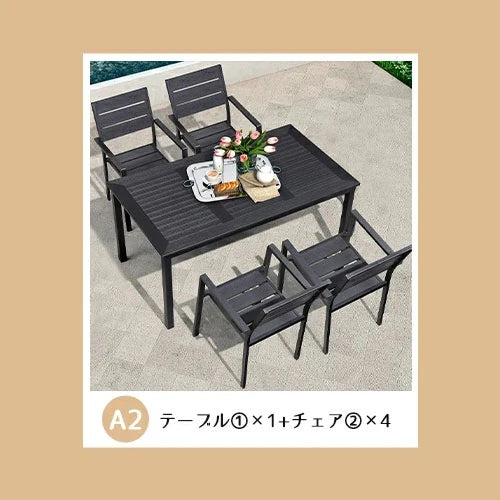 ガーデンテーブル セット テーブル 屋外 雨ざらし zy-035