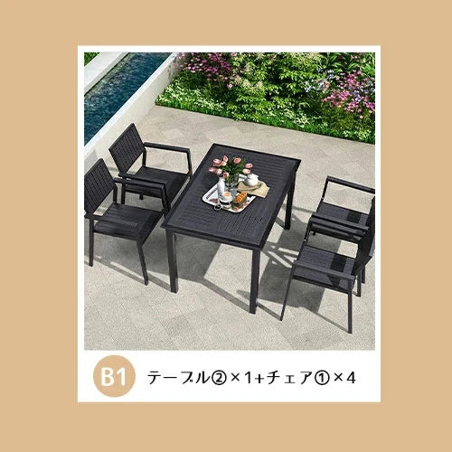 ガーデンテーブル セット テーブル 屋外 雨ざらし zy-035