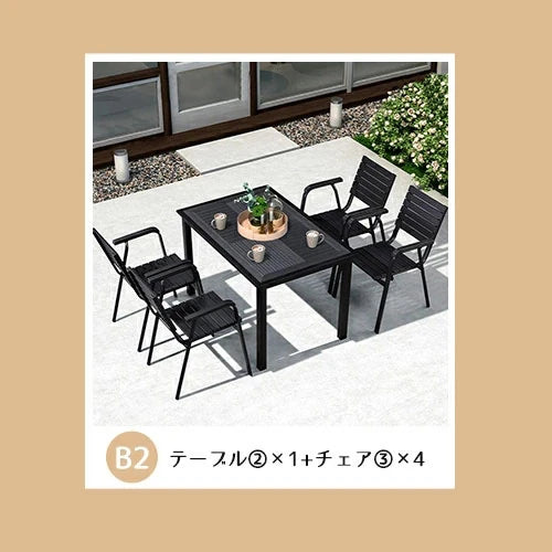 ガーデンテーブル セット テーブル 屋外 雨ざらし zy-035